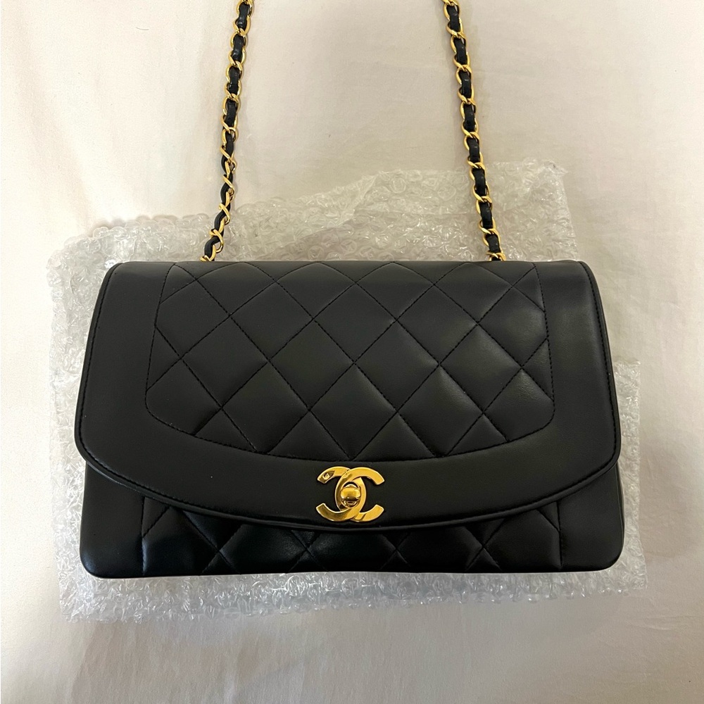 Chanel Black Quilted Leather Bag